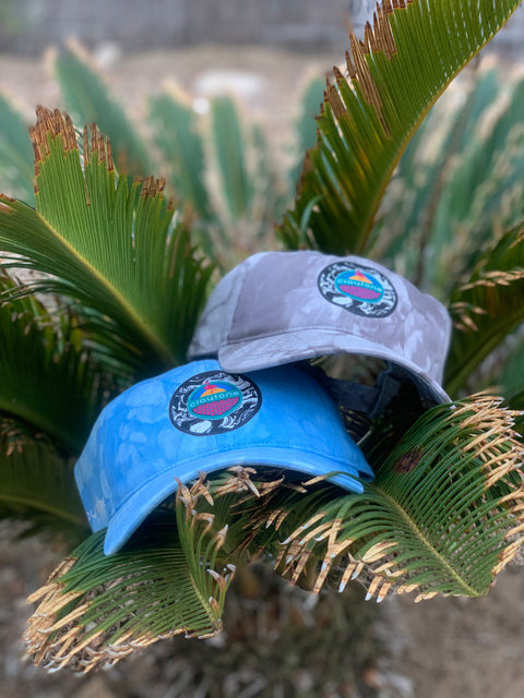 Marble Emblem City Hat Light Blue