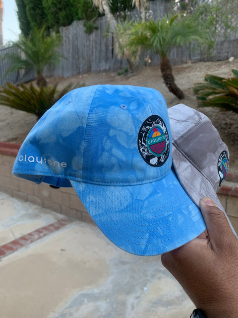 Marble Emblem City Hat Light Blue