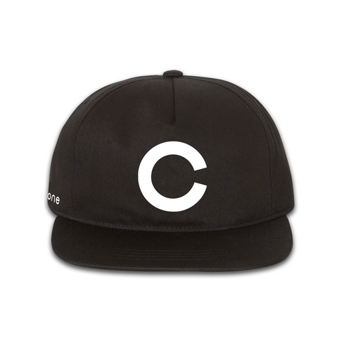 "C" Level 5 Panel Hat Black