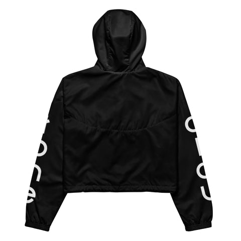 Over-Branded Cropped Windbreaker